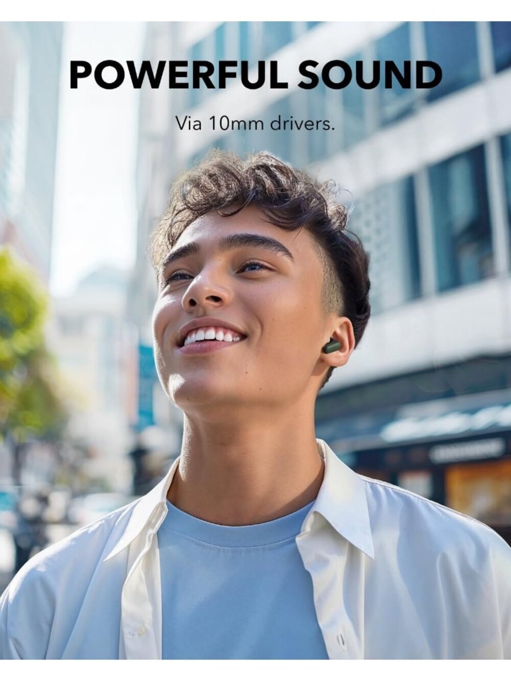 Wireless Green Anker Noise Cancelling 45H Playtime IP54 Bluetooth 5.4 Earbud - Picture 3 of 6